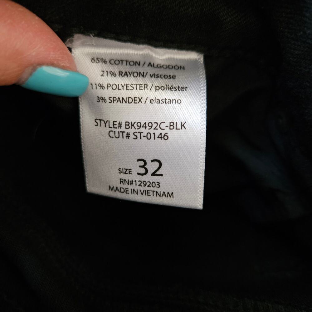 The After Midnight Black Wide Leg Cropped Jeans by Hidden Jeans 32 - Picture 4 of 11